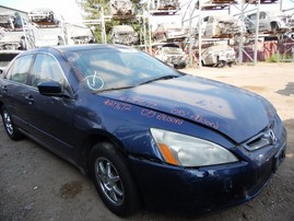 2005 HONDA ACCORD LX NAVY BLUE 4DR 2.4L AT A17672